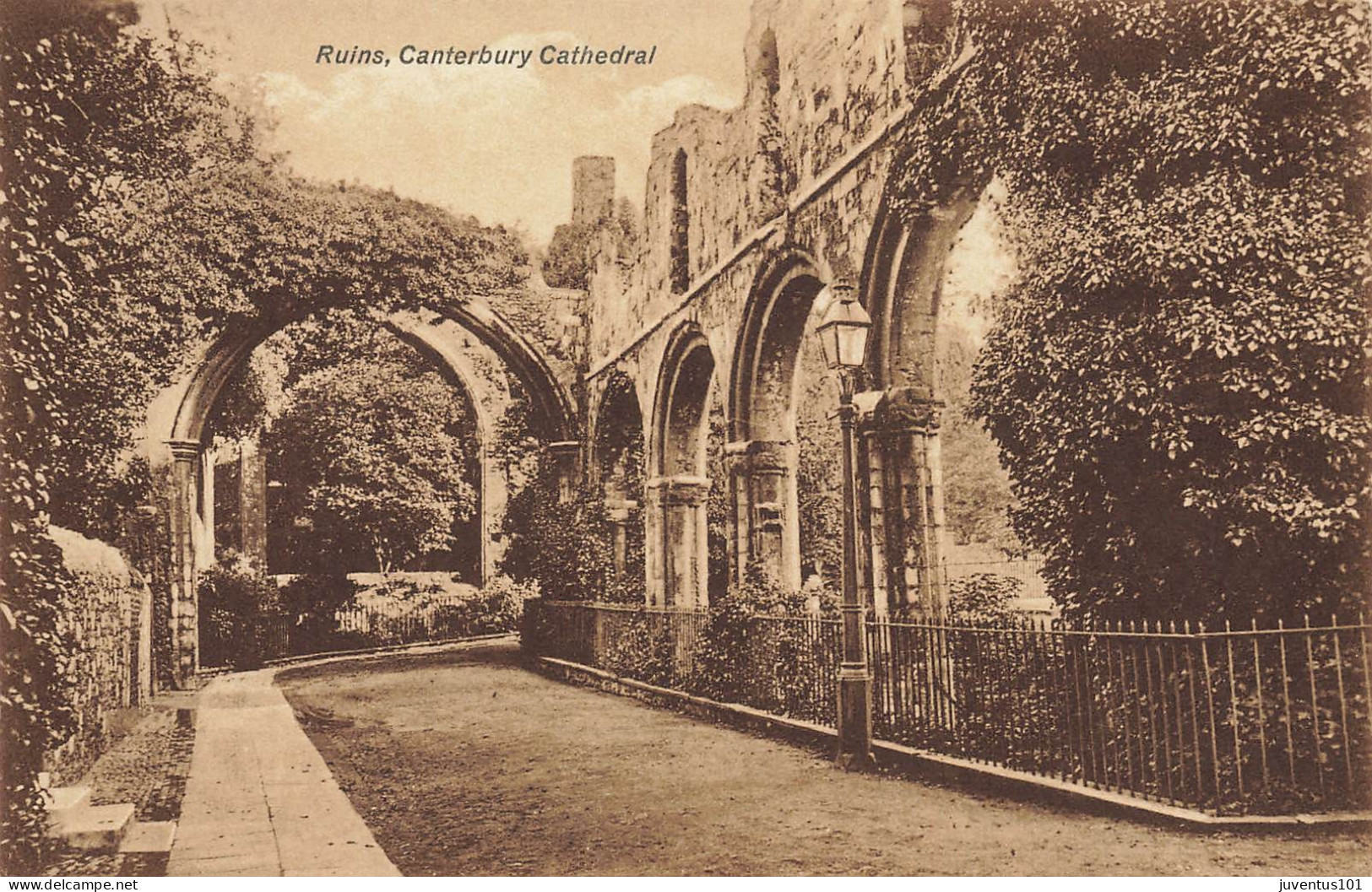 CPA Canterbury-Cathedral Ruins     L2774 - Canterbury