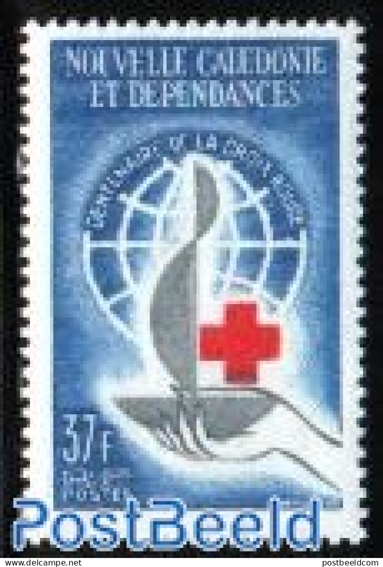 New Caledonia 1963 Red Cross Centenary 1v, Mint NH, Health - Red Cross - Unused Stamps
