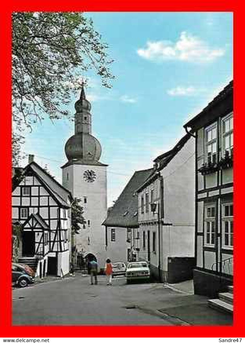CPSM/gf ARNSBERG  (Allemagne)  Schlosstrasse Mit Glockenturm..*8671 - Arnsberg
