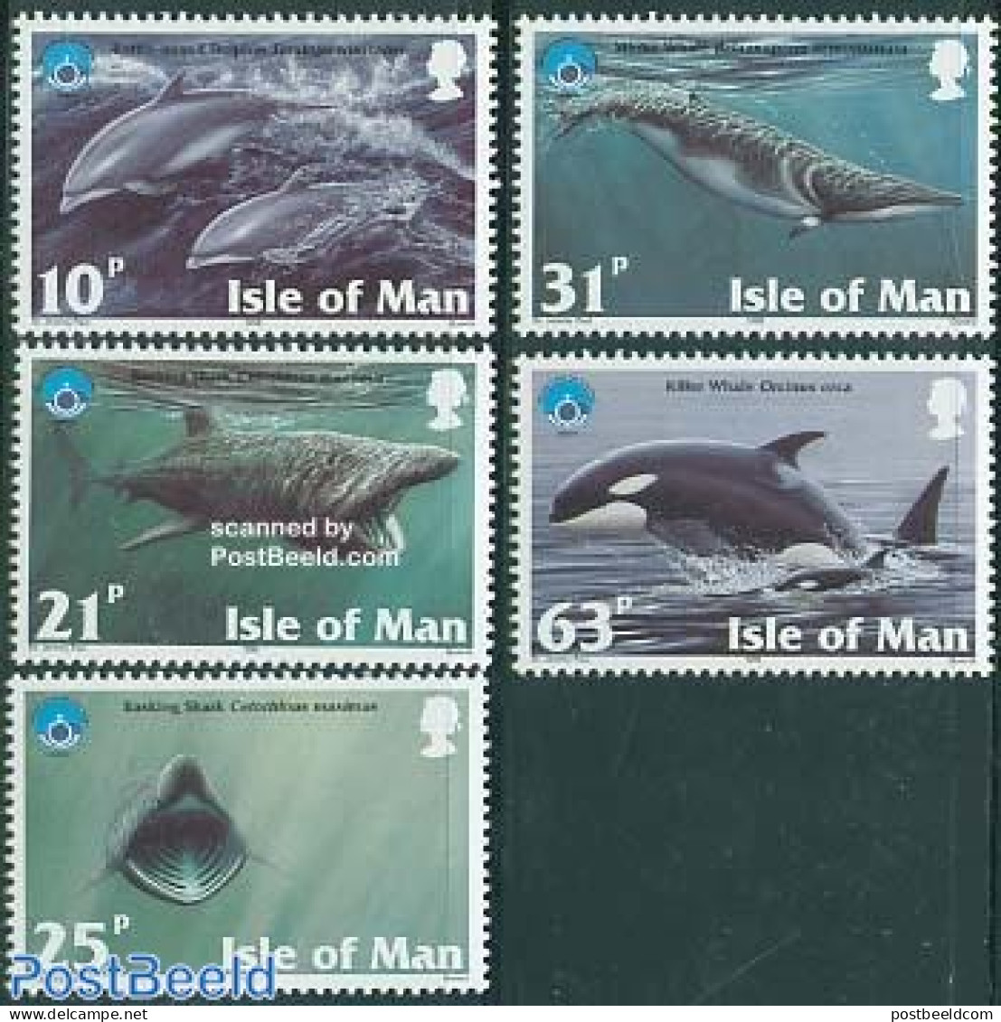 Isle Of Man 1998 International Ocean Year 5v, Mint NH, Nature - Sea Mammals - Man (Ile De)