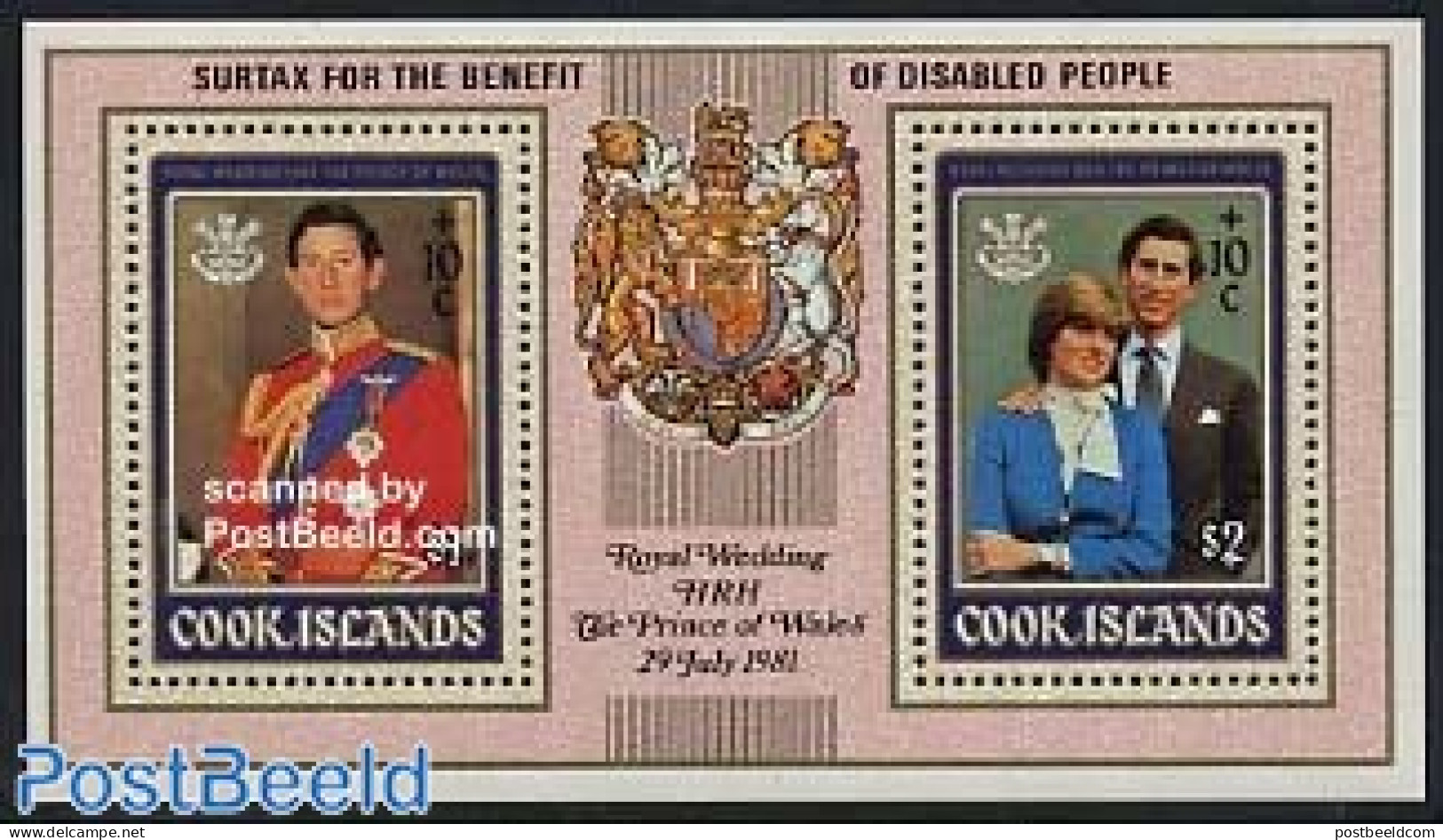 Cook Islands 1981 Year Of Disabled People S/s, Mint NH, Health - History - Disabled Persons - Int. Year Of Disabled Pe.. - Behinderungen
