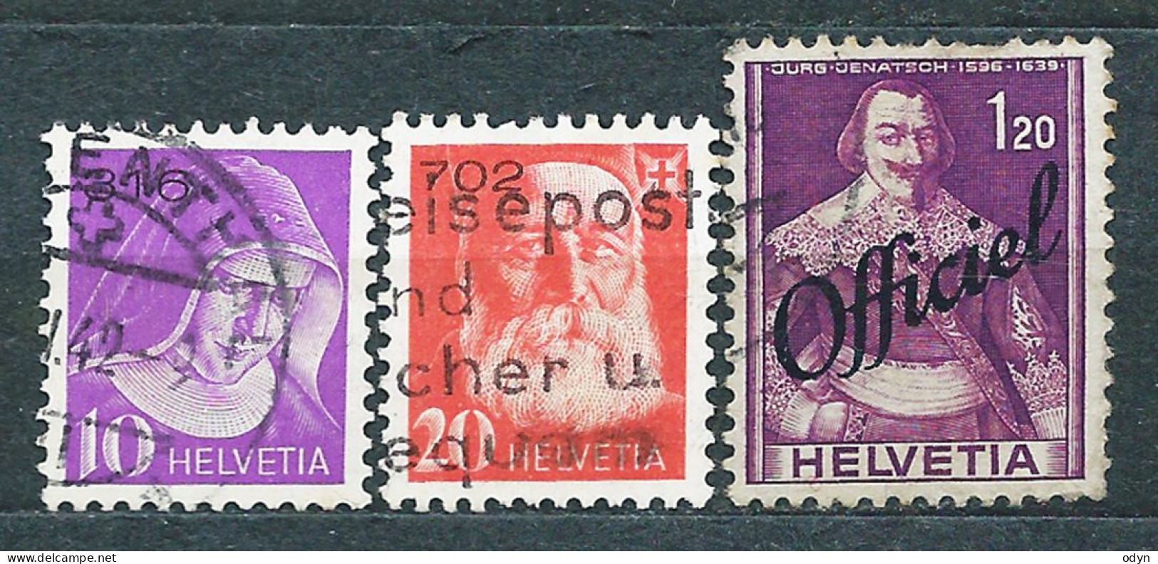 Switzerland, 1878-1938, Lot Of 42 Postal Due Stamps From Sets MiNr 1-9, 2-5, 8-10, 15-16, 17-20, 29-37 32-36 42-49 54-61 - Taxe