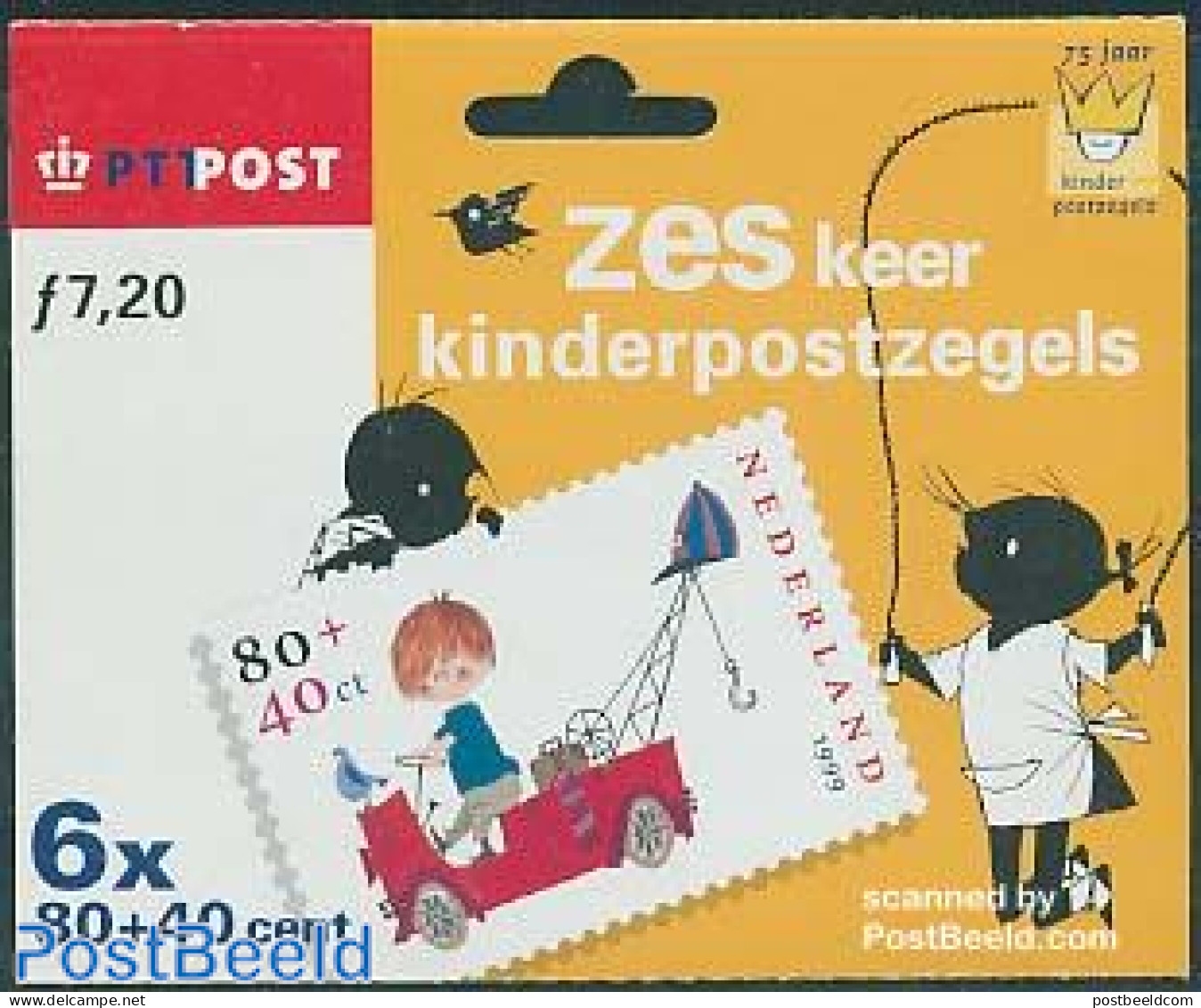 Netherlands 1999 Child Welfare Hang-pack, Mint NH, Stamp Booklets - Art - Children's Books Illustrations - Ungebraucht