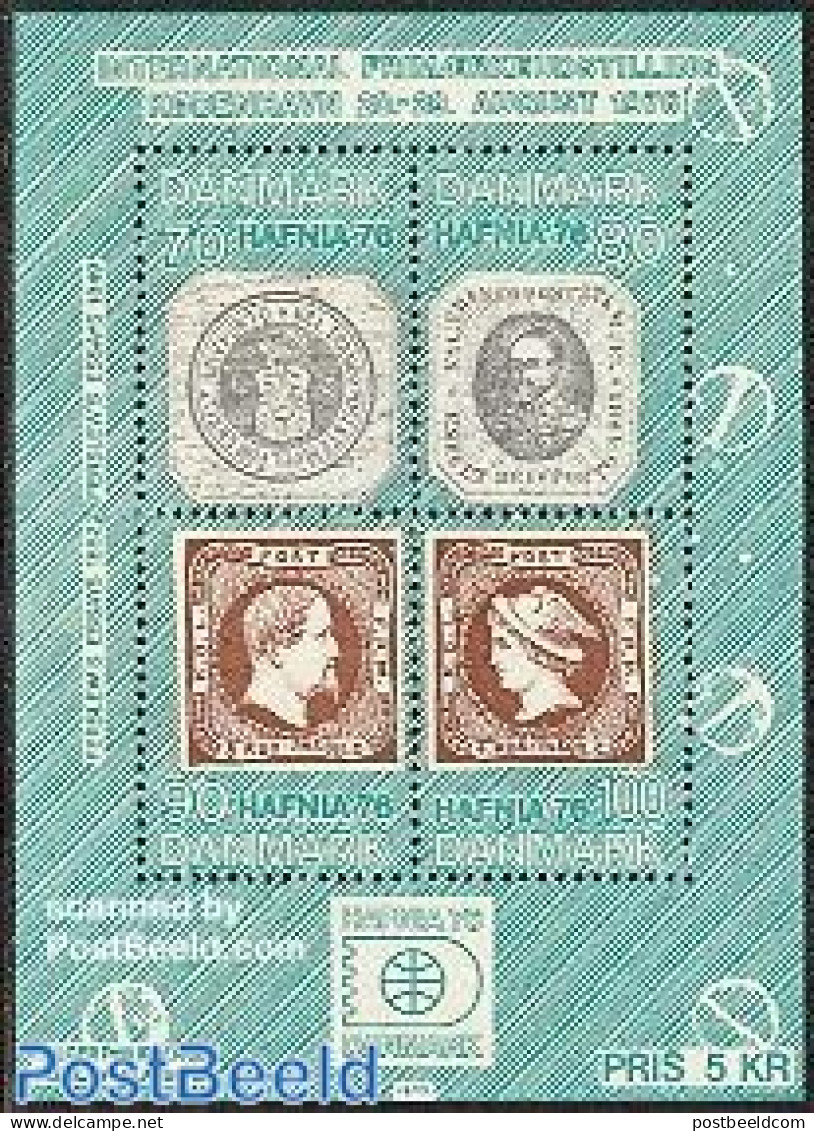 Denmark 1975 Hafnia 76 S/s, Mint NH, Philately - Stamps On Stamps - Neufs