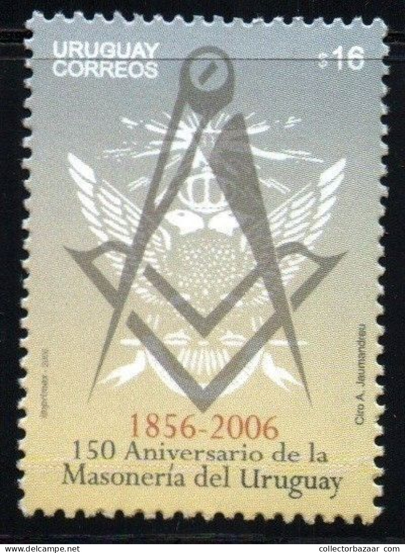 2006 Uruguay Masons In Uruguay 150th Anniversary #2162 ** MNH - Uruguay