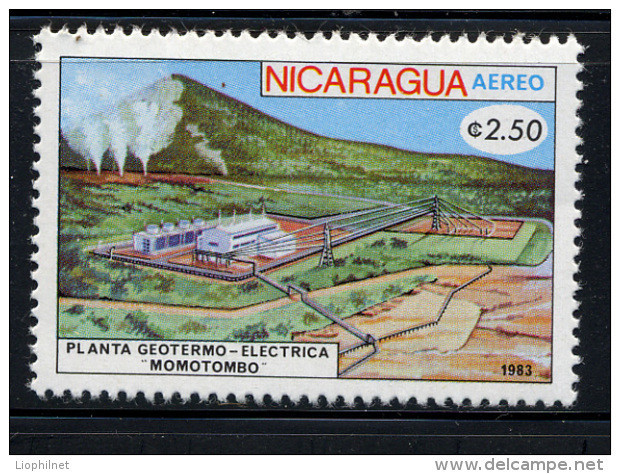 NICARAGUA 1983, Projet Production énergie, 1 Valeur, Neuf / Mint. R313 - Nicaragua