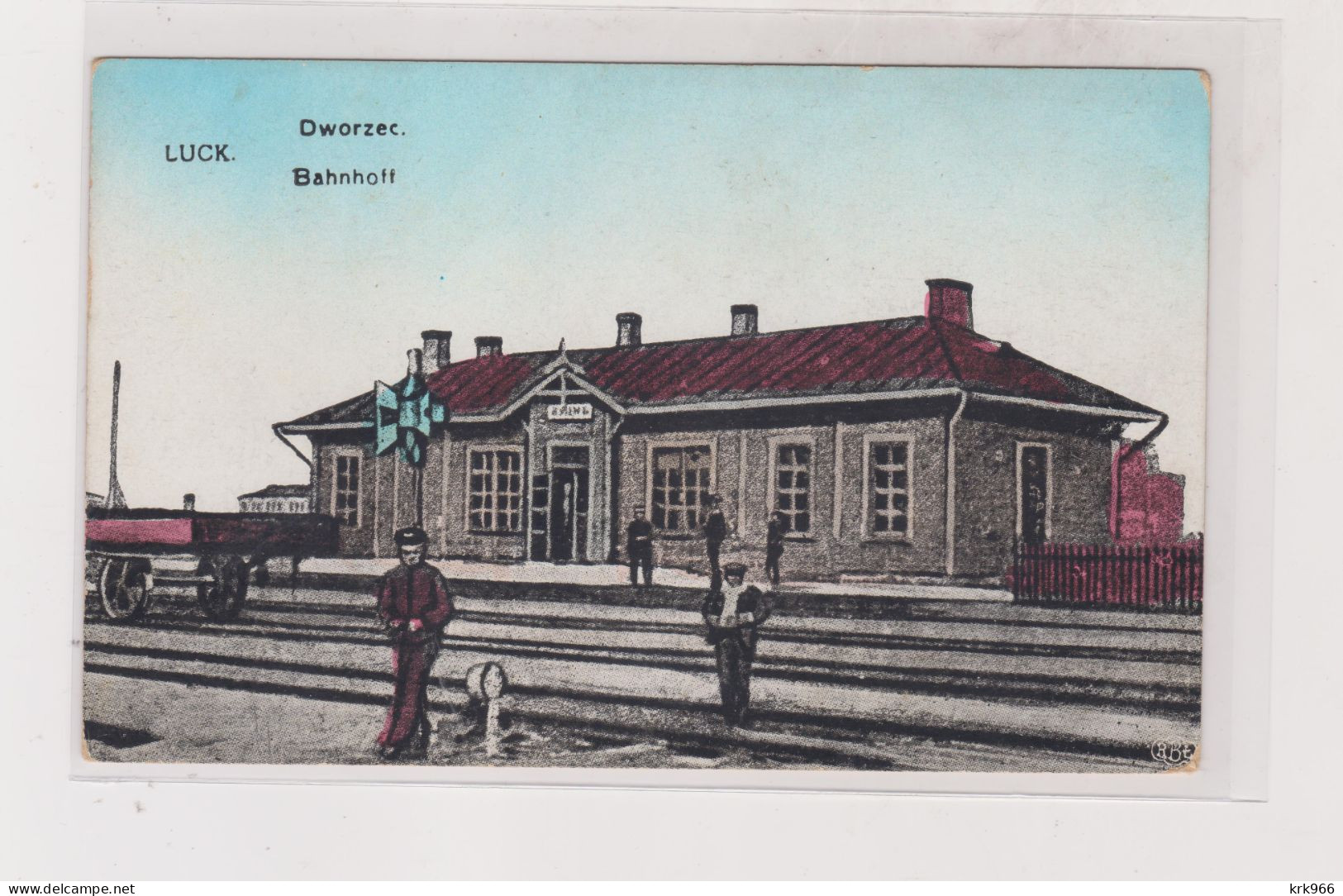 UKRAINE LUTSK LUCK REILWAY STATION Nice  Postcard - Ukraine