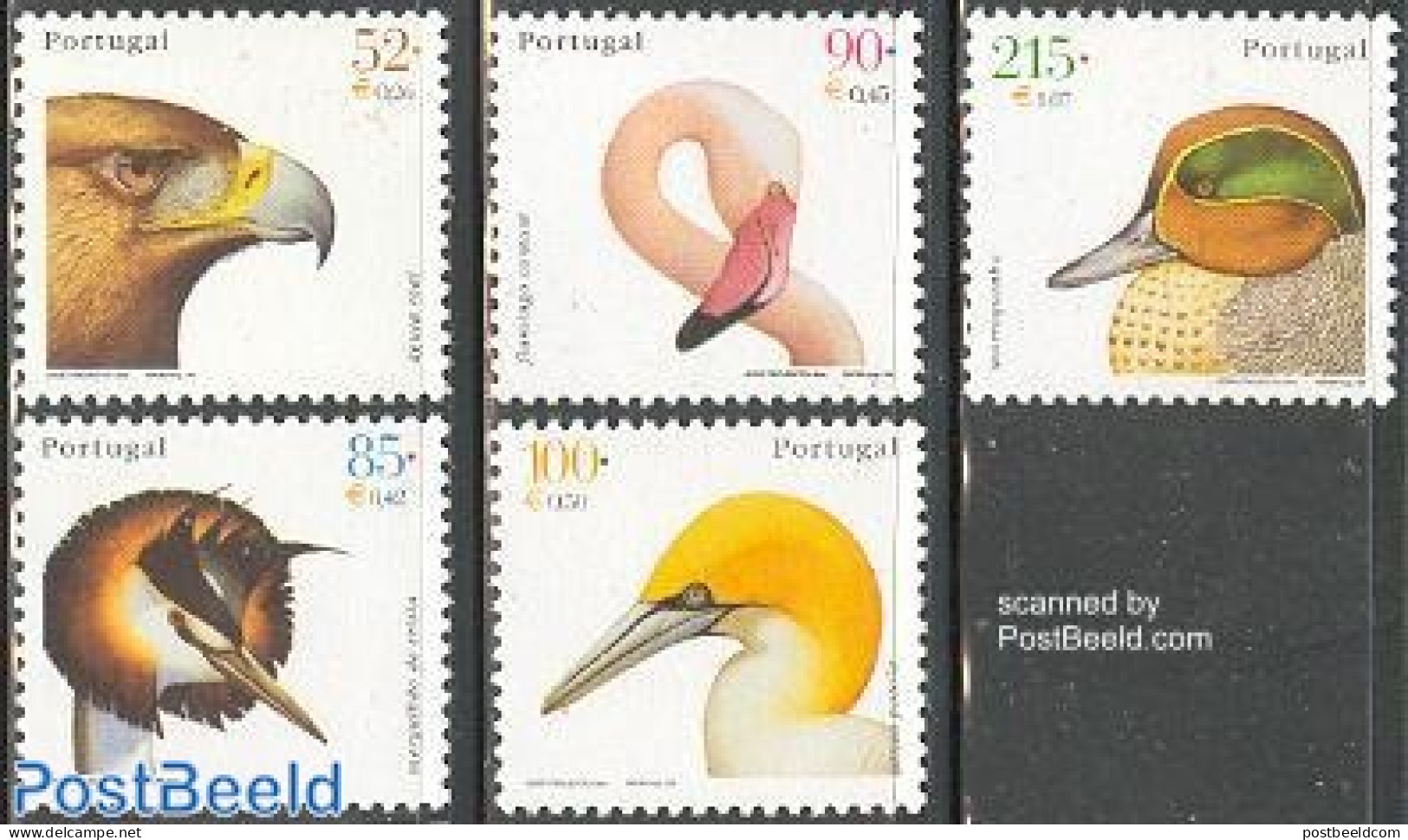 Portugal 2000 Definitives, Birds 5v, Mint NH, Nature - Birds - Birds Of Prey - Ducks - Neufs