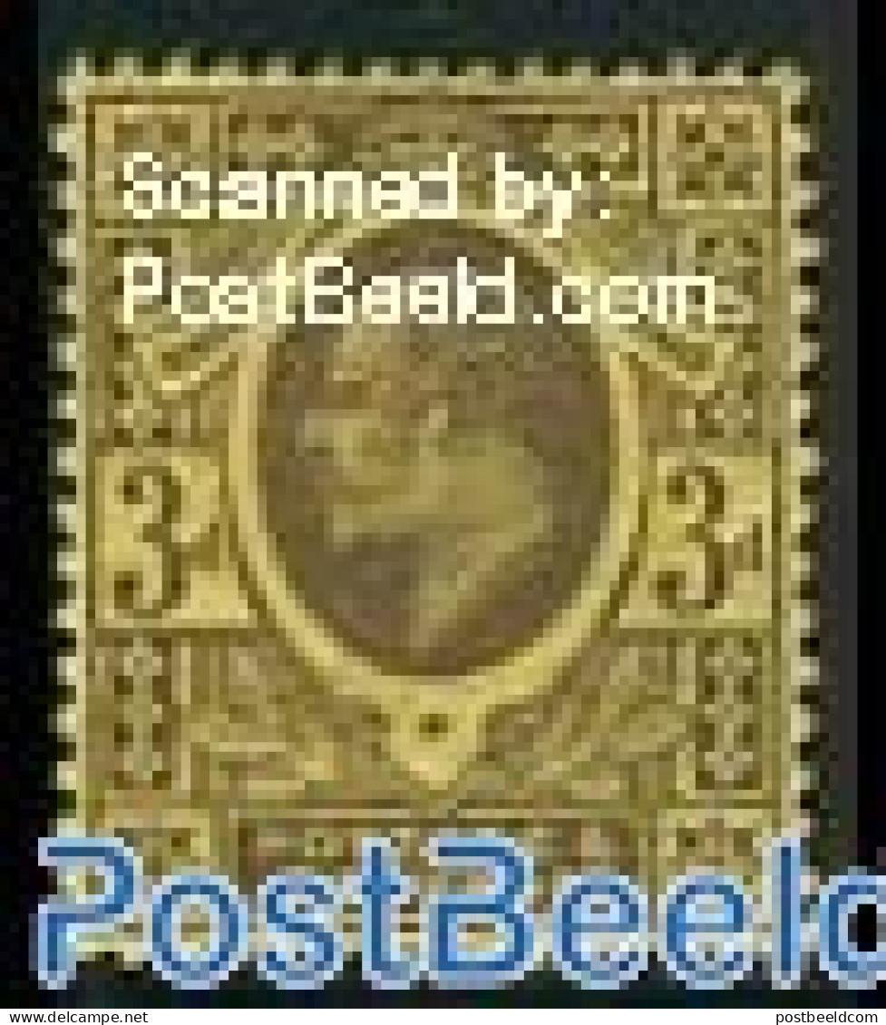 Great Britain 1902 3p, Stamp Out Of Set, Unused (hinged) - Nuevos