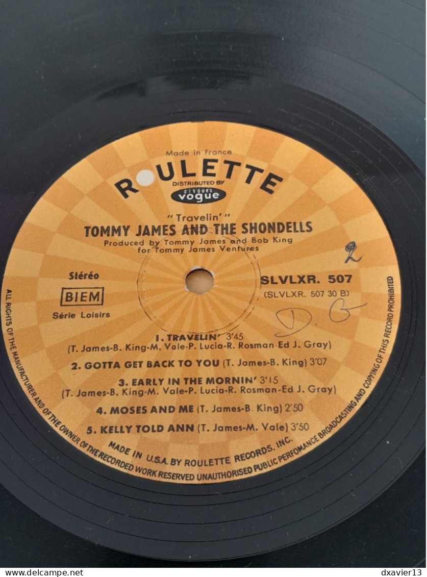 33T - Tommy James And The Shondells – Travelin' - Rock