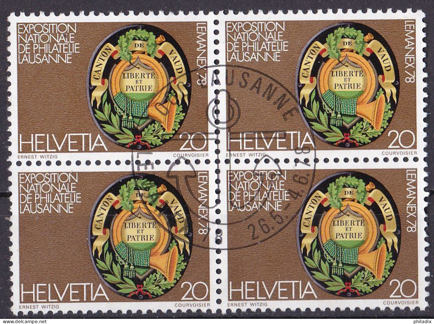 Schweiz Marke Von 1978 O/used (A4-31) - Used Stamps