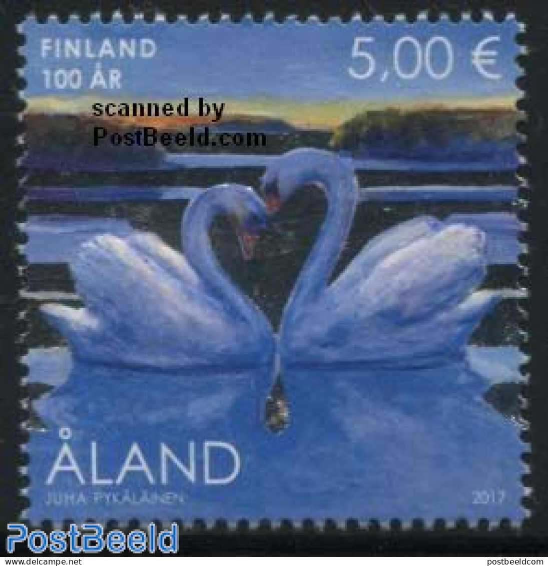 Aland 2017 Finland 100 Years 1v, Mint NH, Nature - Birds - Aland