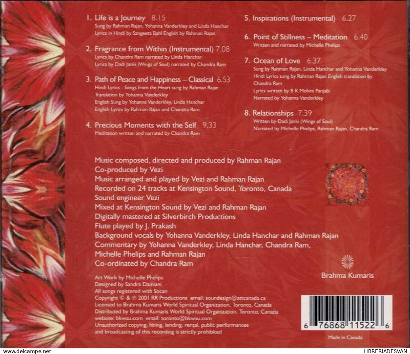 Rhaman Rajan - Fragrance From Within. CD - New Age