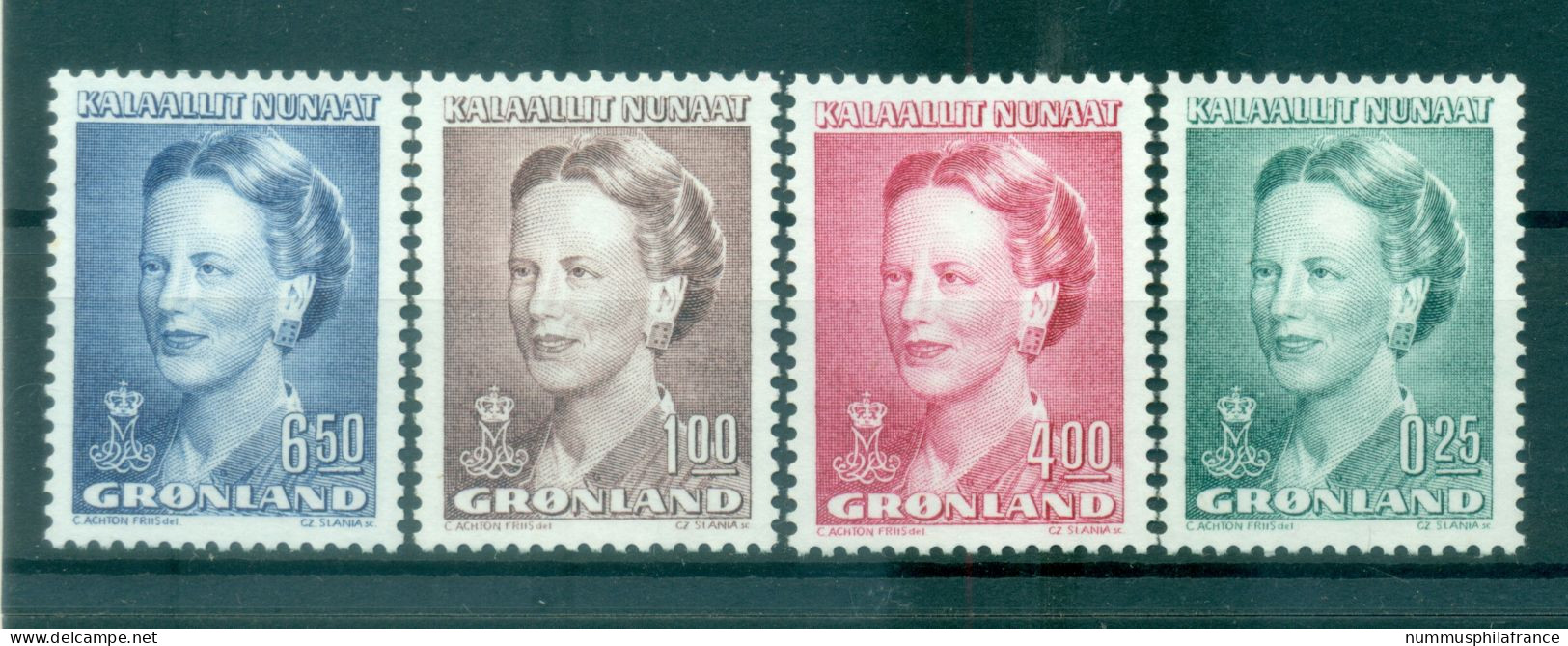 Groenland   1990 - Y & T N. 189/92 - Série Courante  (Michel N. 201/04) - Unused Stamps