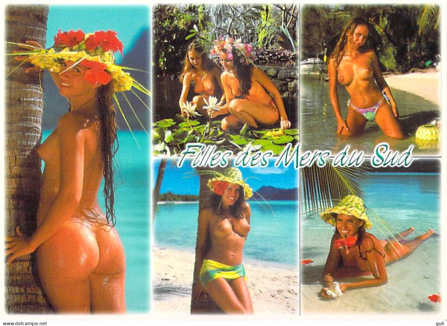 POLYNESIE Polynesia Lot de 19 cartes Cpm-Femmes filles nue nues seins nus vahinés (voir scan de TOUTES les CARTES Tahiti