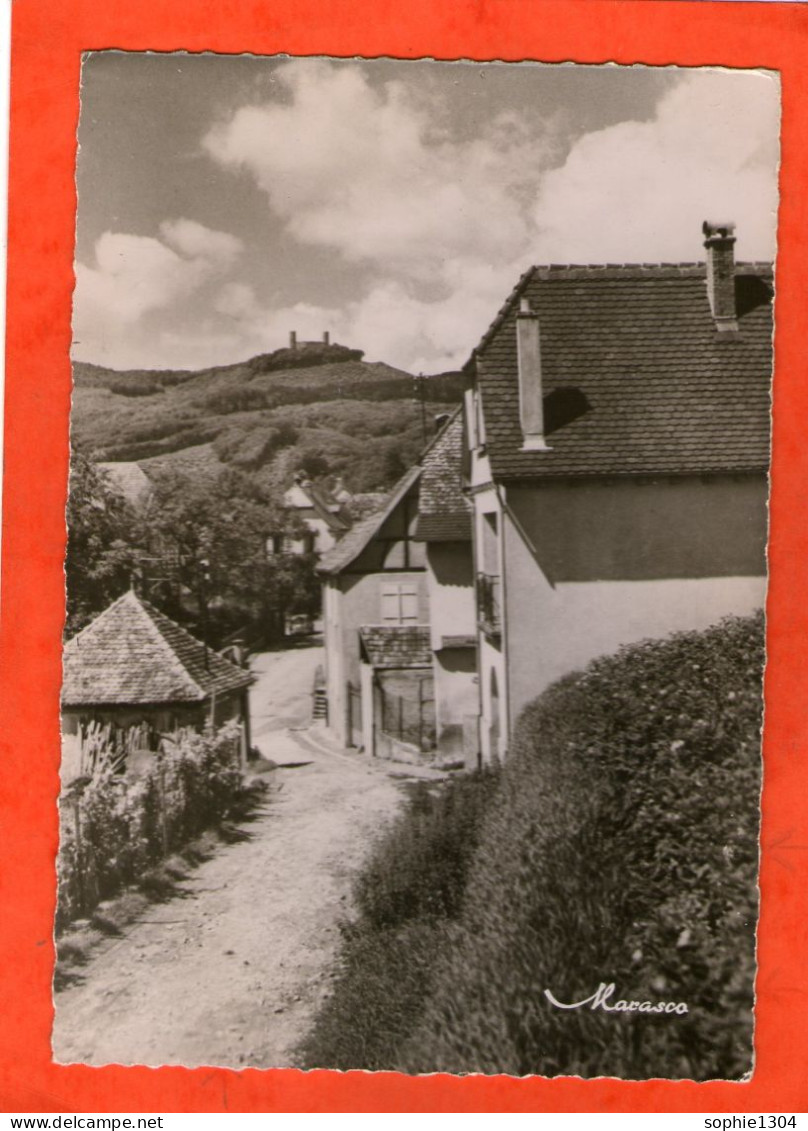 BARR - La Route Vers LeHohwald - Au Fond,le Château D'Andlau - Barr