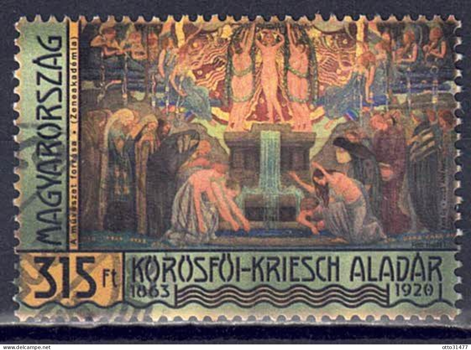 Ungarn 2013 - Aladár Körösföi-Kriesch, Nr. 5657, Gestempelt / Used - Used Stamps