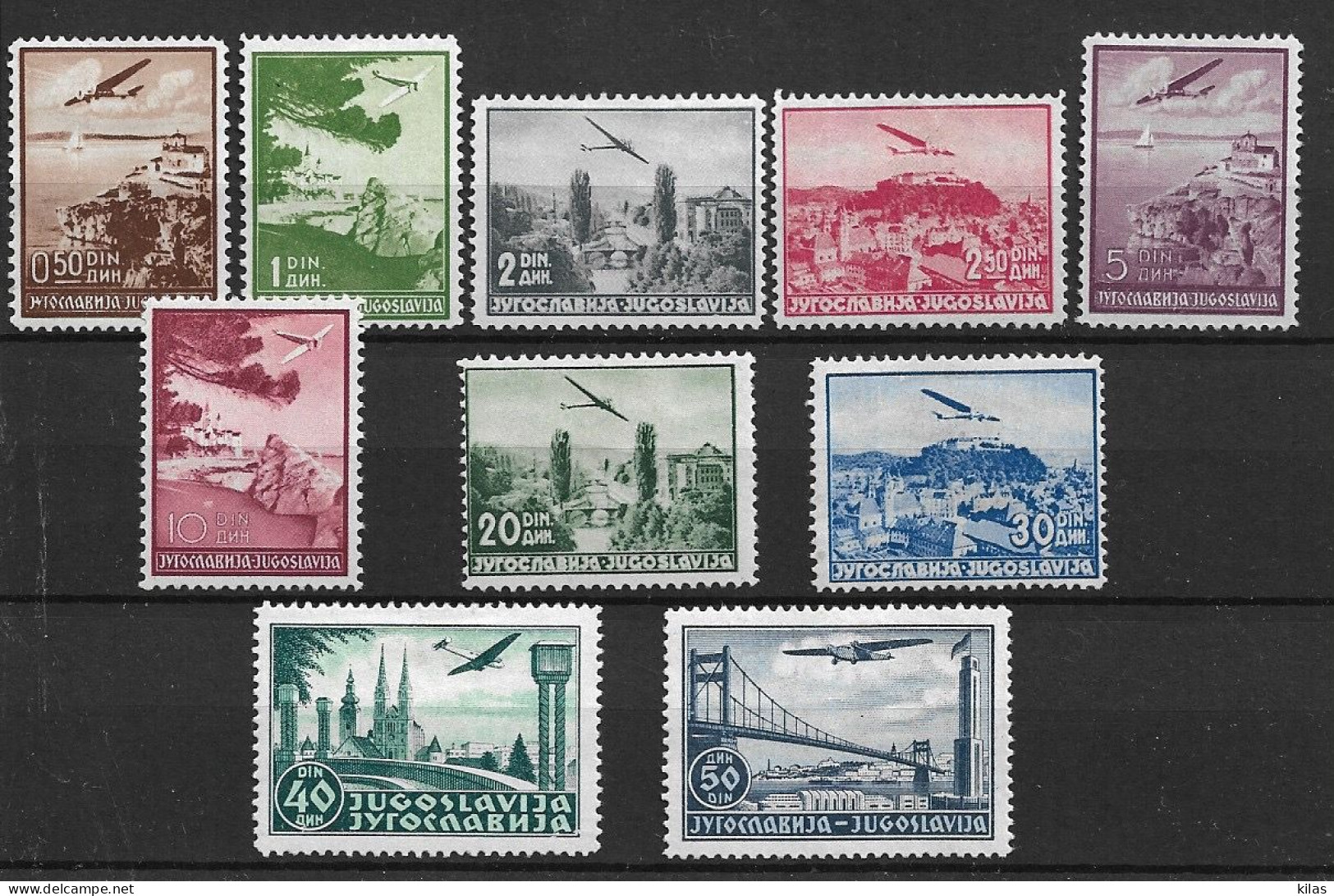 YUGOSLAVIA, 1926-1927 Airmail MH - Luchtpost