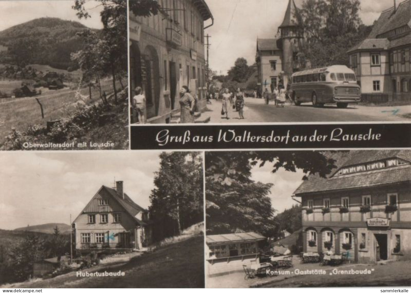 80834 - Grossschönau-Waltersdorf - U.a. Hubertusbaude - Ca. 1970 - Grossschönau (Sachsen)