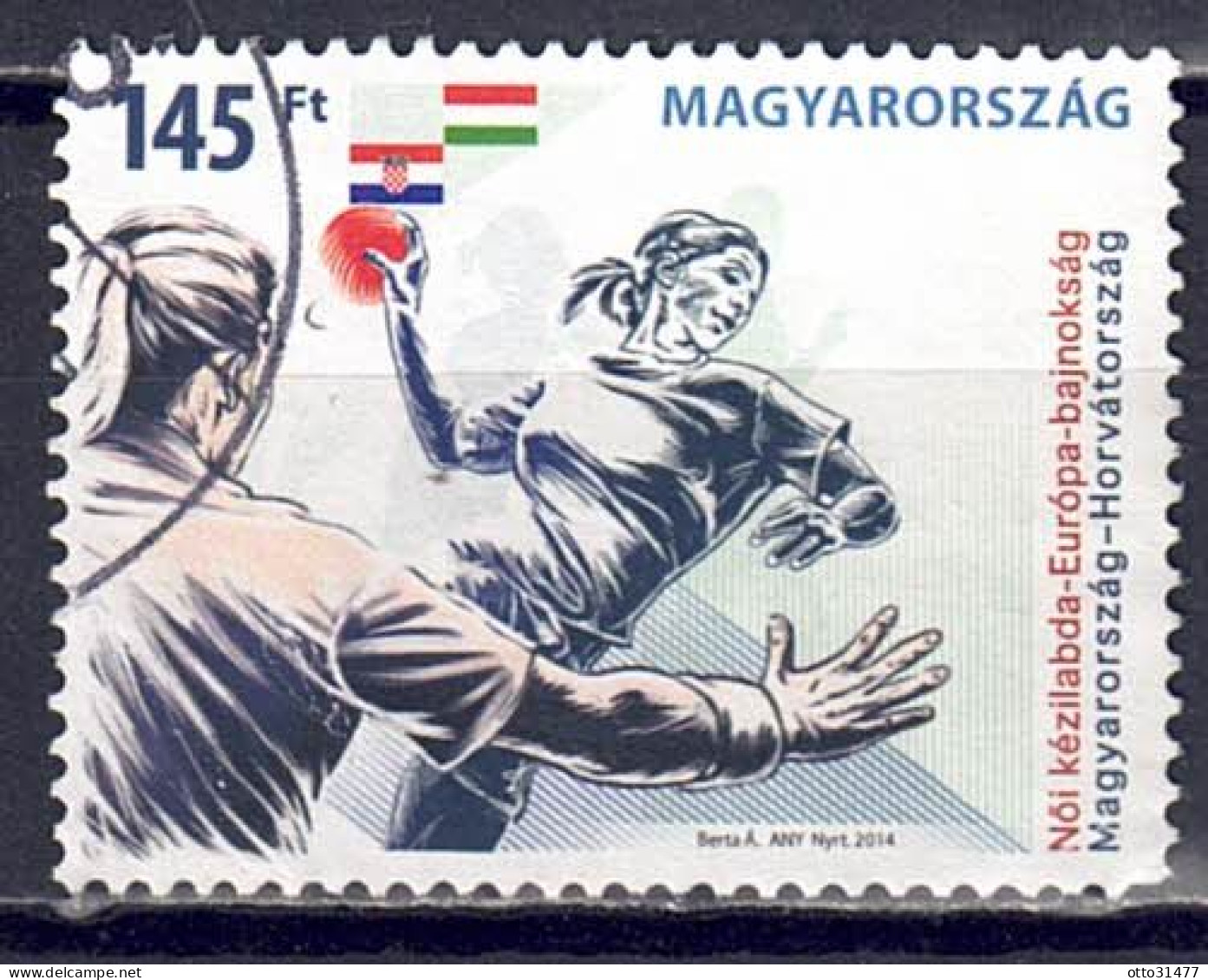 Ungarn 2014 - Handball-EM, Nr. 5753, Gestempelt / Used - Gebruikt