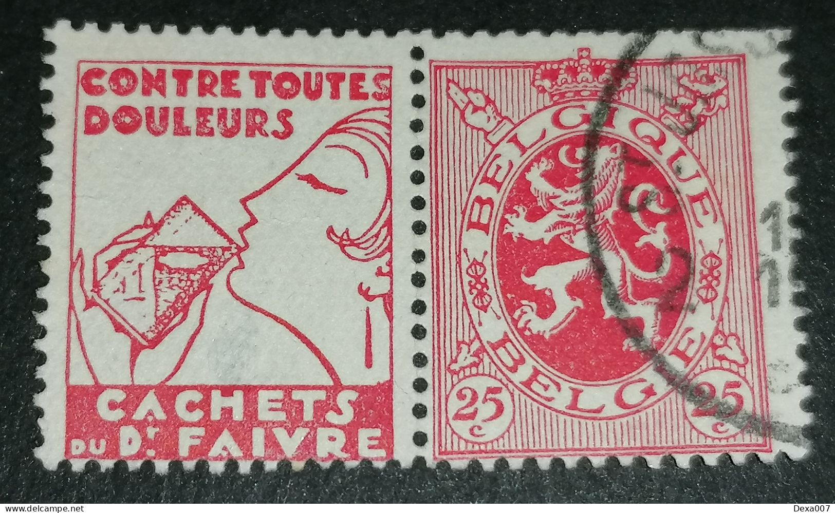 Belgium Advertising Stamp 002 - Afgestempeld