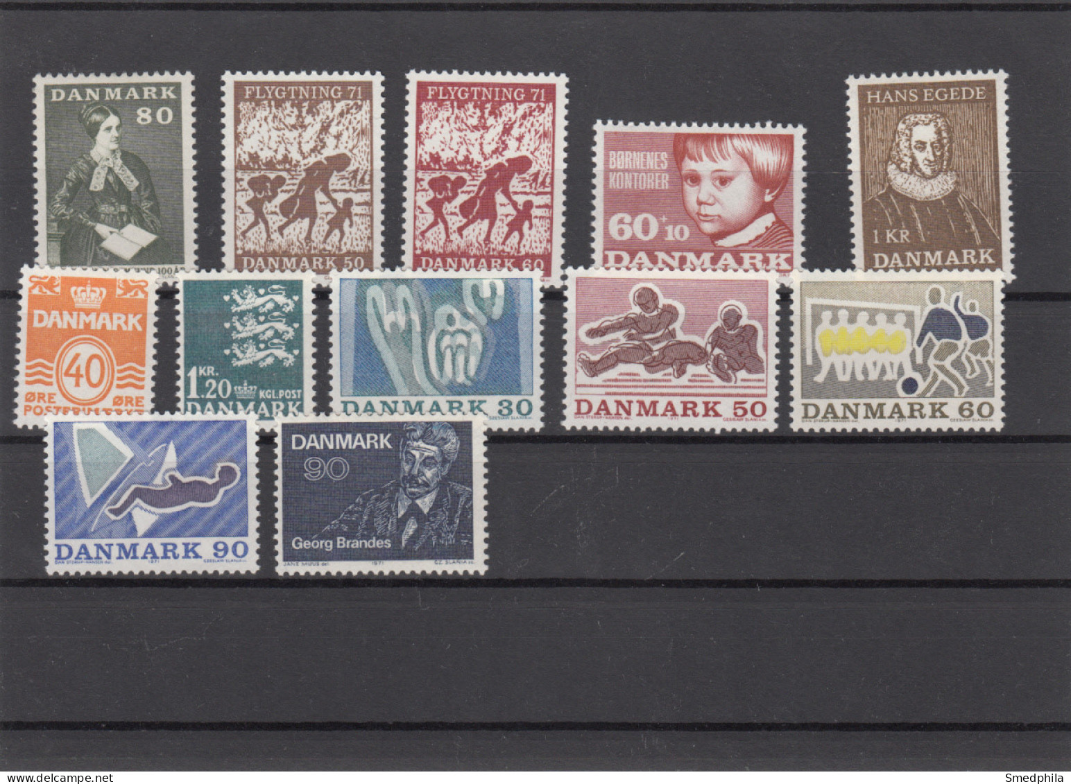 Denmark 1971 - Full Year MNH ** - Annate Complete