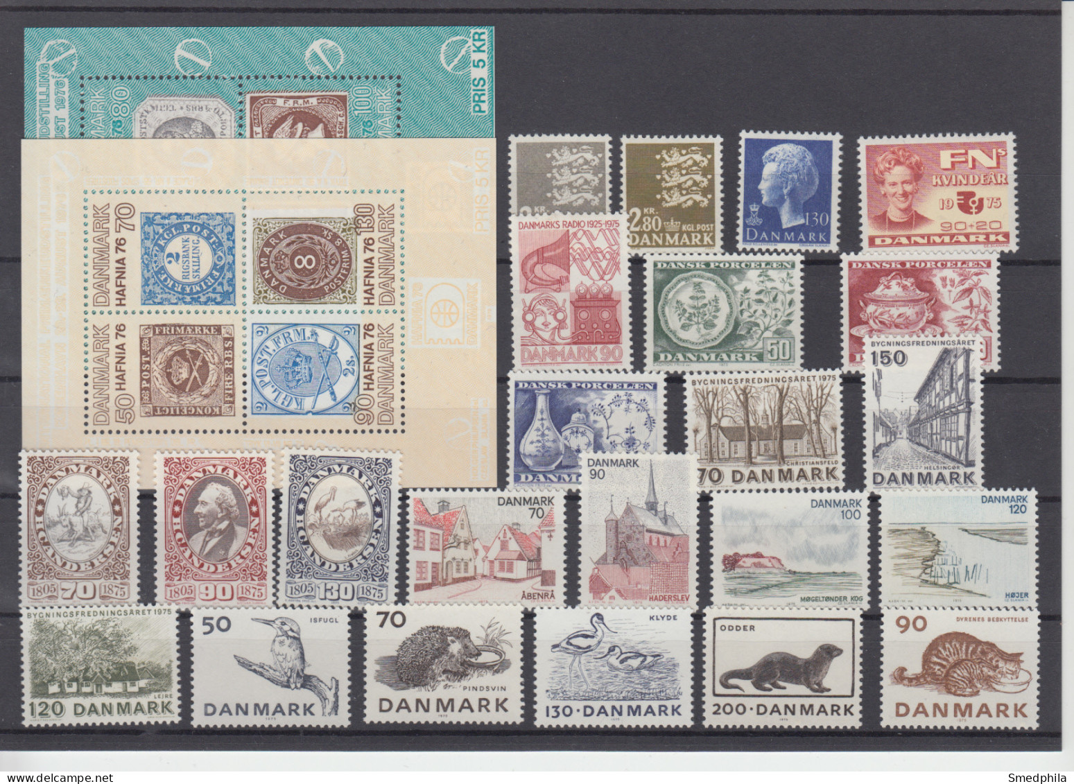 Denmark 1975 - Full Year MNH ** - Années Complètes
