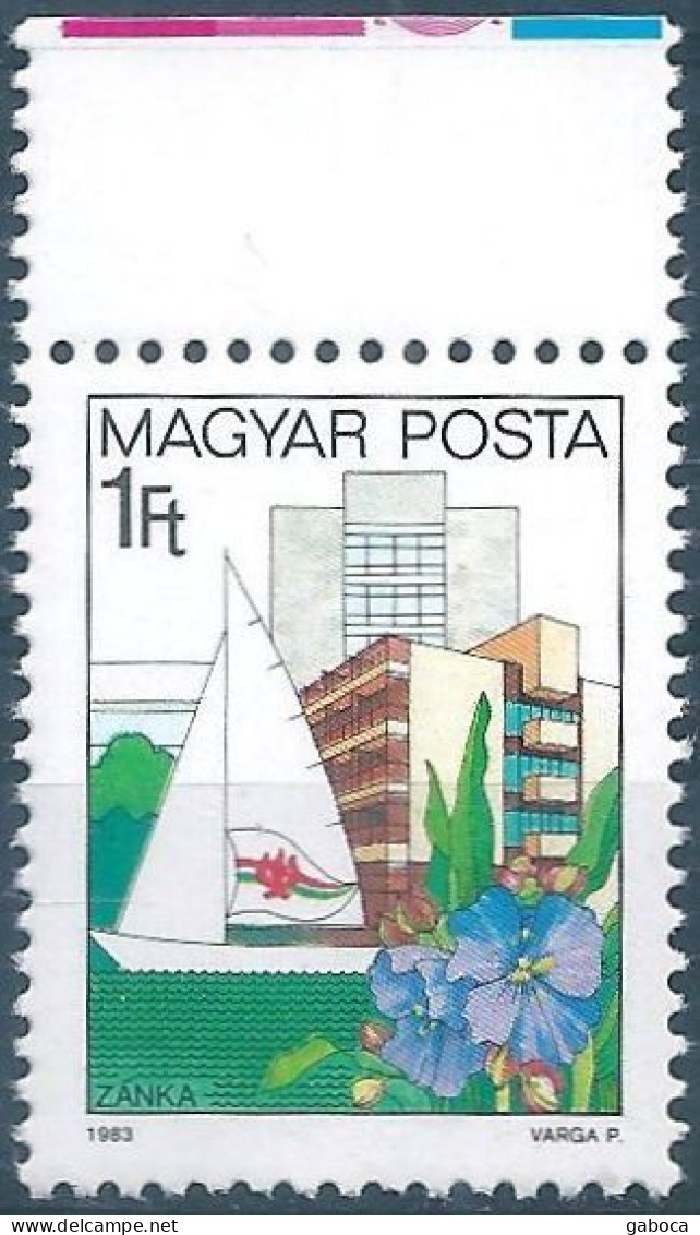 C5885 Hungary Tourism Hotel Flower Sailing Pioneer Flag MNH RARE - Hotels- Horeca