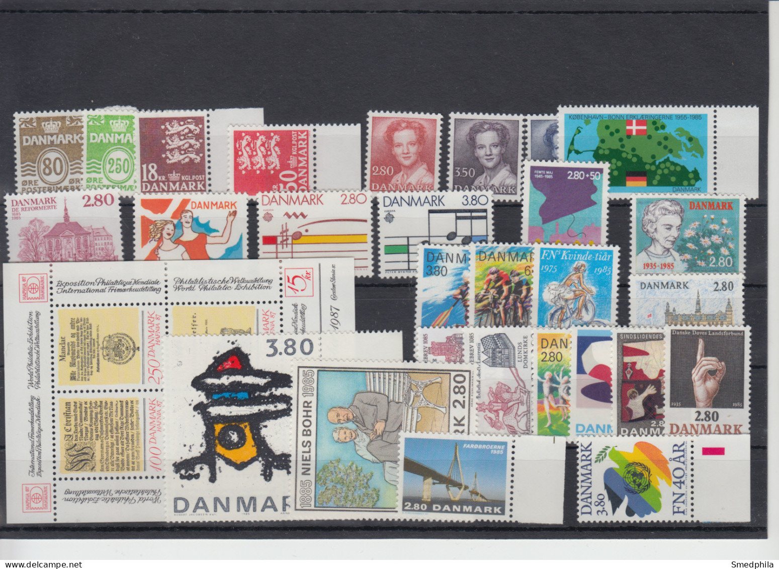 Denmark 1985 - Full Year MNH ** - Annate Complete