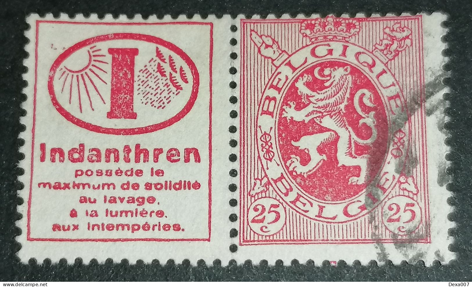 Belgium Advertising Stamp 007 - Afgestempeld