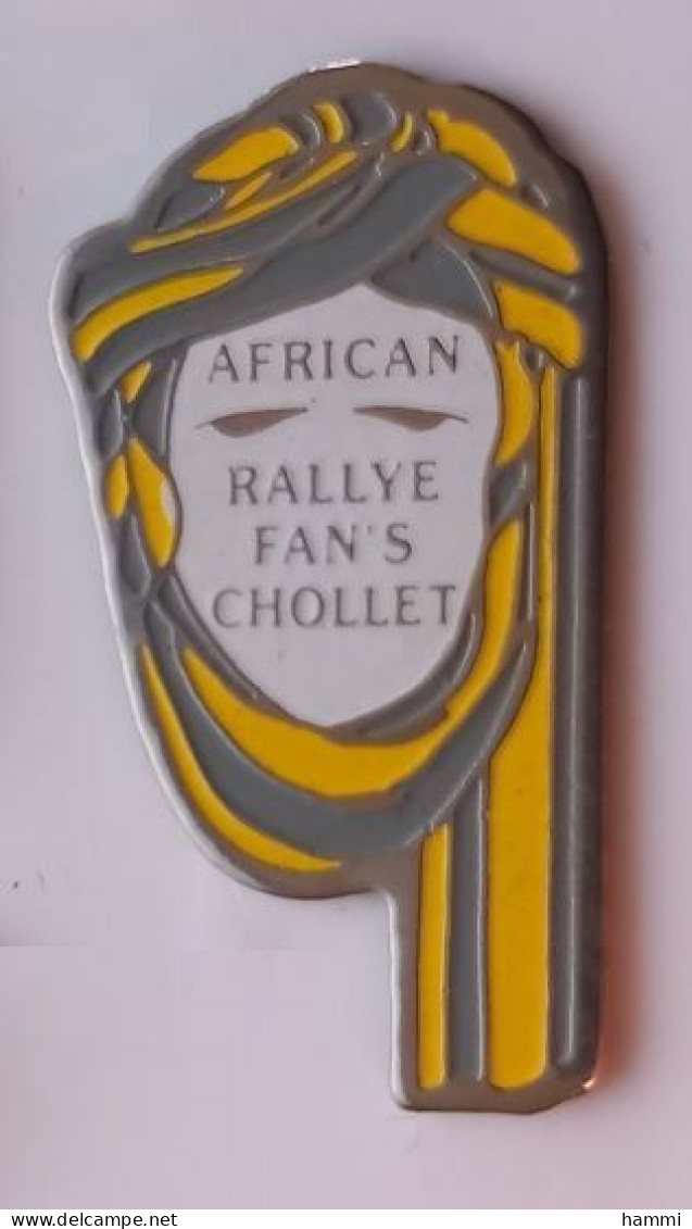 A24 Pin's Rallye Paris Dakar African Fan's Chollet  Achat Immédiat - Rally