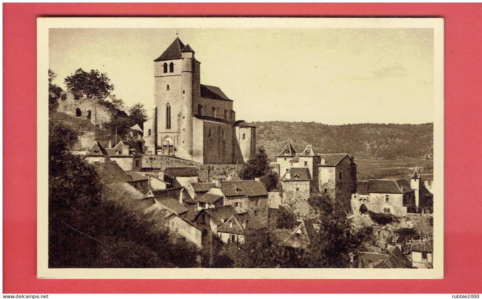 SAINT CIRQ LAPONIE L EGLISE CARTE EN TRES BON ETAT - Saint-Cirq-Lapopie