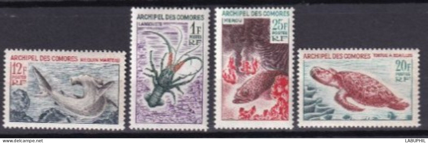 COMORES  NEUF MNH **1966 Faune Marine - Unused Stamps