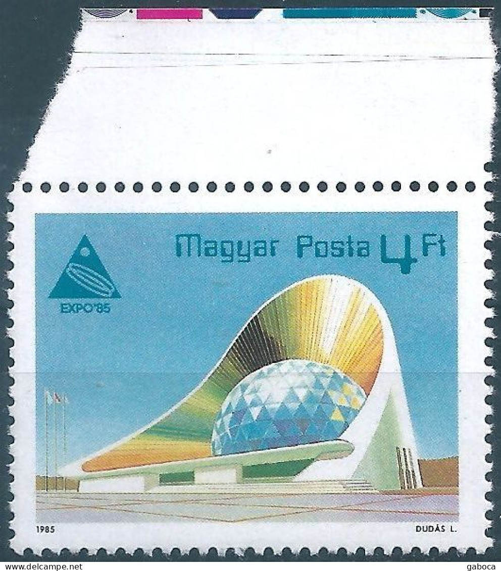 C5888 Hungary Exhibition Architecture Flag MNH RARE - Otros & Sin Clasificación