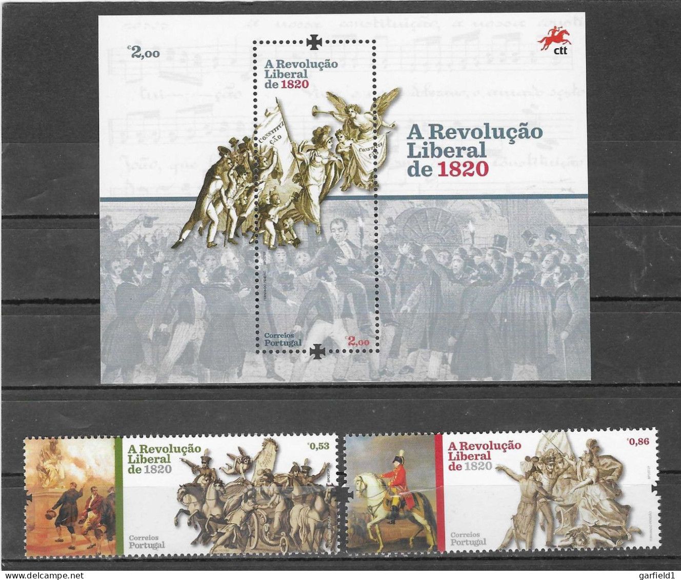 Portugal 2019 , A Revolucao Liberal De 1820 - Postfrisch / MNH / (**) - Ungebraucht