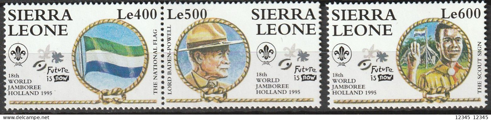 Sierra Leone 1995, Postfris MNH, Scouting - Sierra Leone (1961-...)