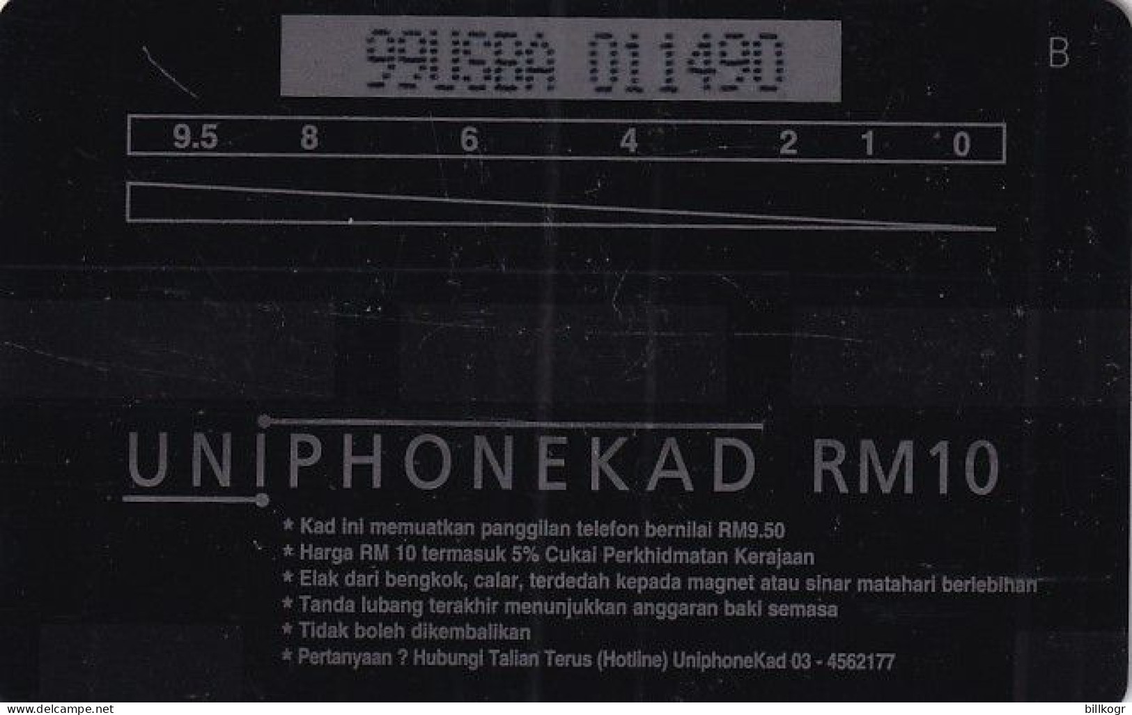 MALAYSIA(GPT) - Selamat Hari Raya Aidilfitri, CN : 99USBA/B, Used - Maleisië