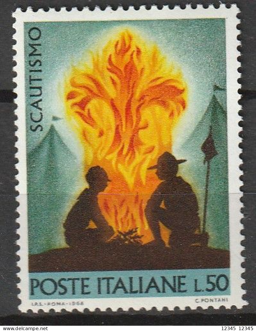 Italië 1968, Postfris MNH, Scouting - 1961-70: Mint/hinged