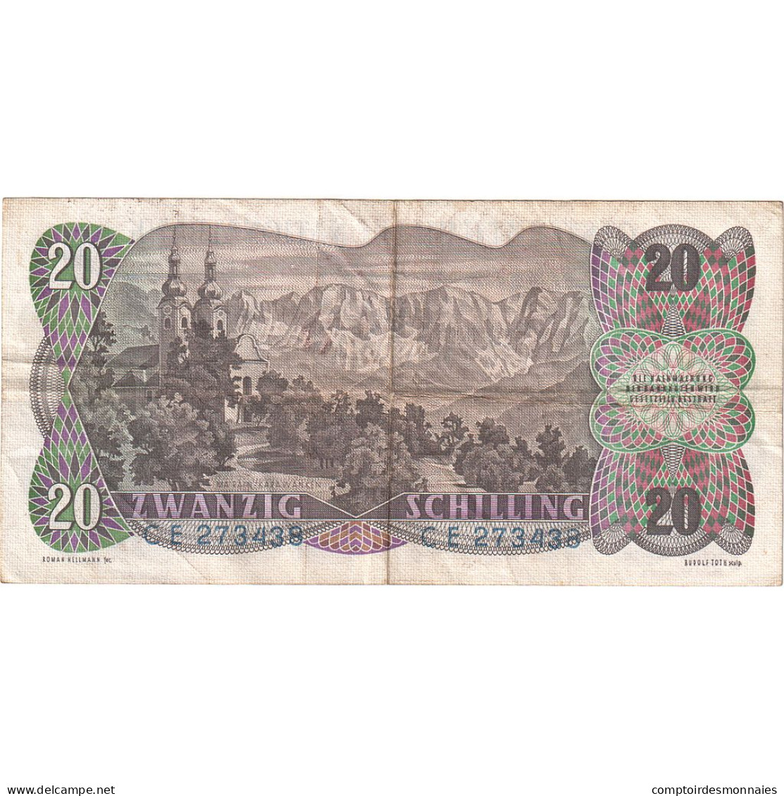 Autriche, 20 Schilling, 1956, 1956-07-02, KM:136a, TTB - Oostenrijk