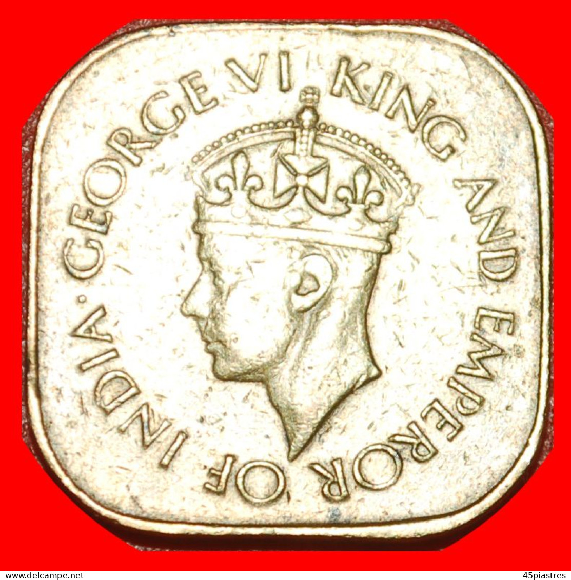 * GREAT BRITAIN WARTIME (1939-1945): CEYLON 5 CENTS 1942 JUST PUBLISHED! GEORGE VI 1937-1952· LOW START ·  NO RESERVE! - Sri Lanka