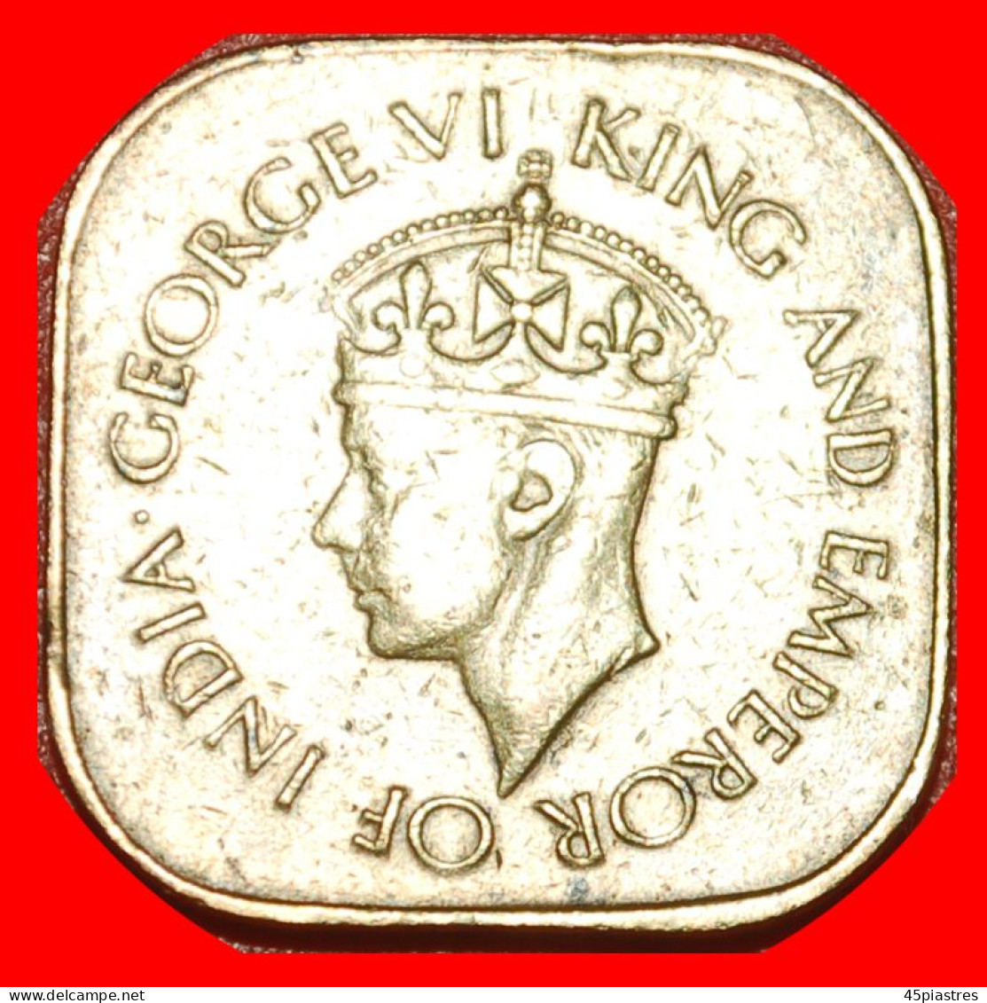 * GREAT BRITAIN WARTIME (1939-1945): CEYLON 5 CENTS 1942 JUST PUBLISHED! GEORGE VI 1937-1952· LOW START ·  NO RESERVE! - Sri Lanka (Ceylon)