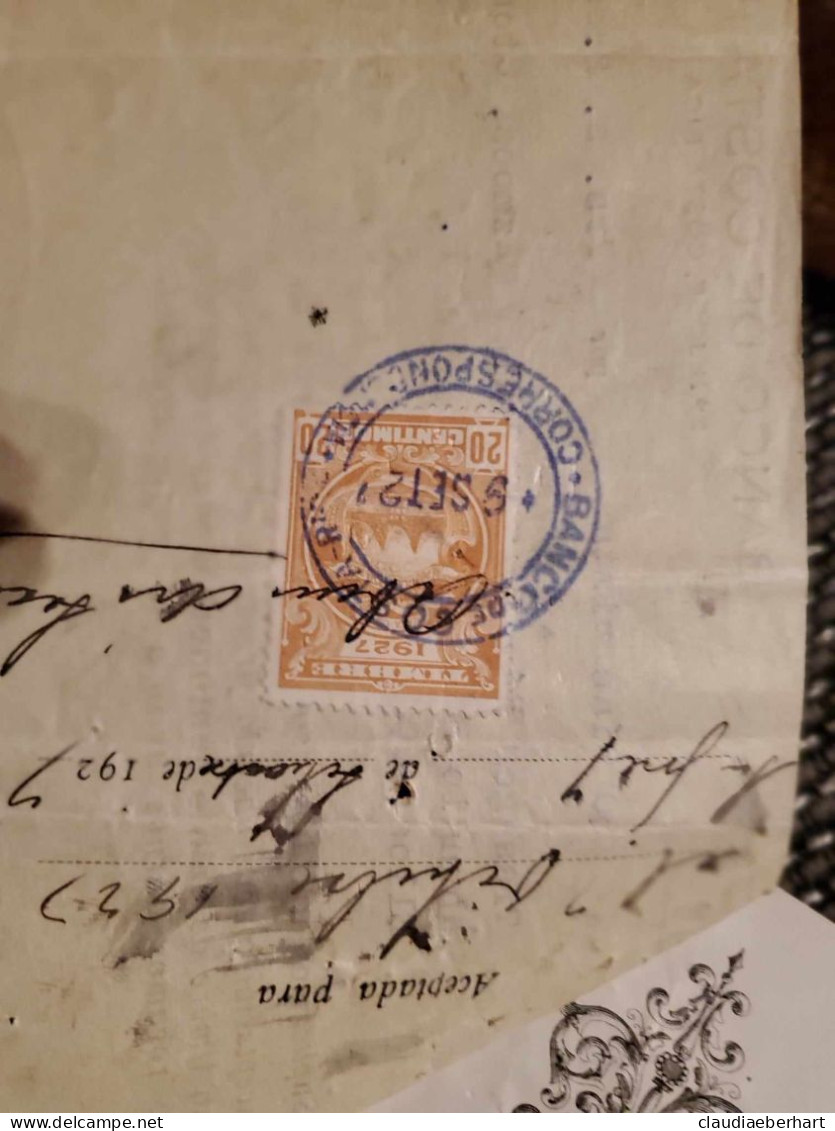 1927 Fisalmarke Costa Brava - Cheques En Traveller's Cheques