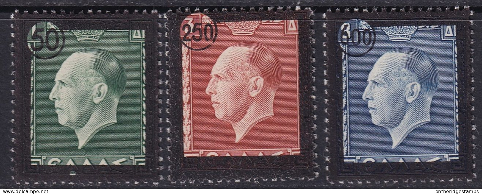 Greece 1947 Sc 498-500  Set MH* - Ungebraucht