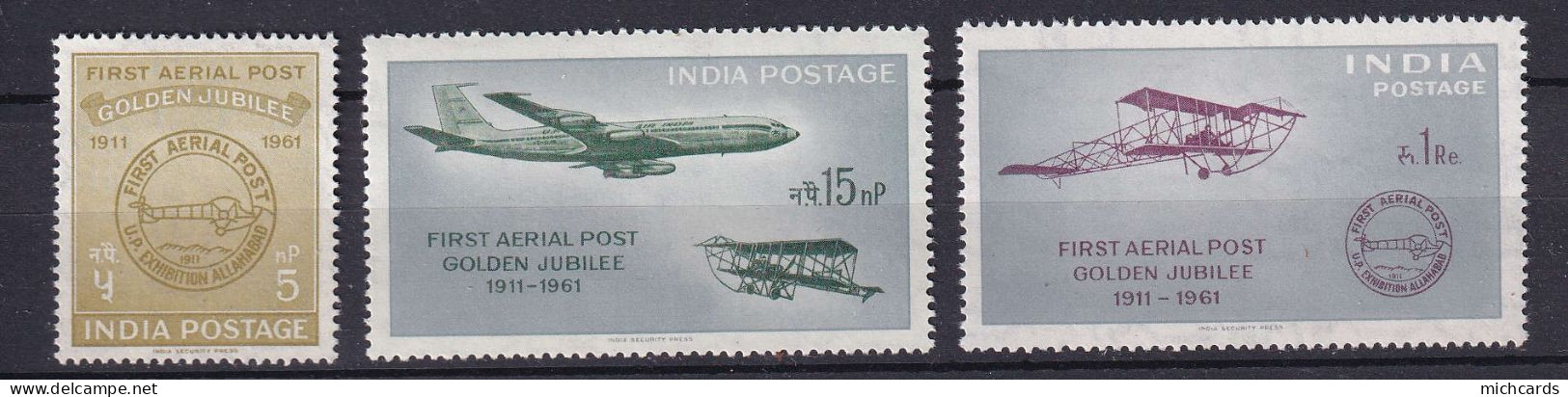 185 INDE 1951 - Yvert A 9/11 - Avion En Vol - Neuf ** (MNH) Sans Charniere - Neufs