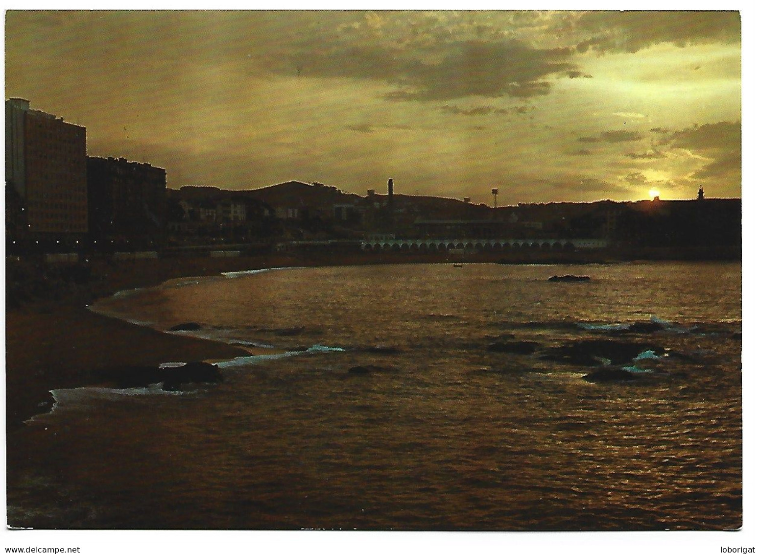 PLAYA DE RIAZOR. ATARDECER / THE RIAZOR BEACH, THE DAY END.- LA CORUÑA .- ( ESPAÑA ) - La Coruña