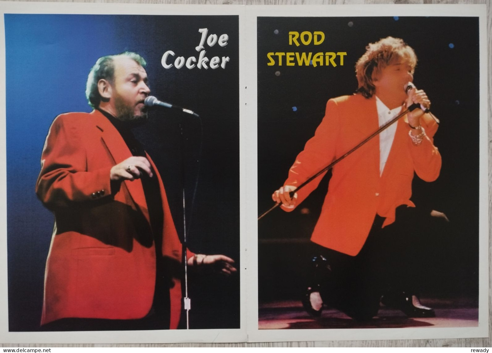 Eros Ramazzotti - Joe Cocker - Rod Stewart - Poster - Affiche (270x430 Mm) - Posters