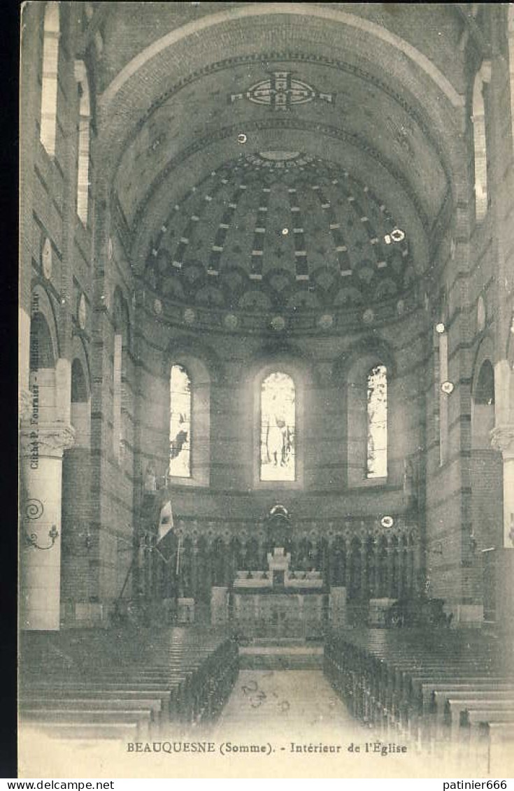 Beauquesne Interieur De L'eglise - Beauquesne