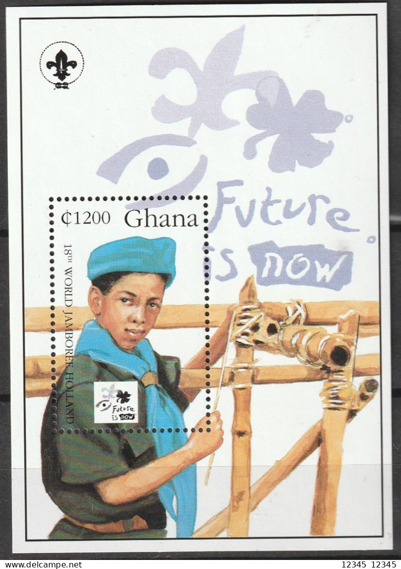 Ghana 1995, Postfris MNH, Scouting - Ghana (1957-...)