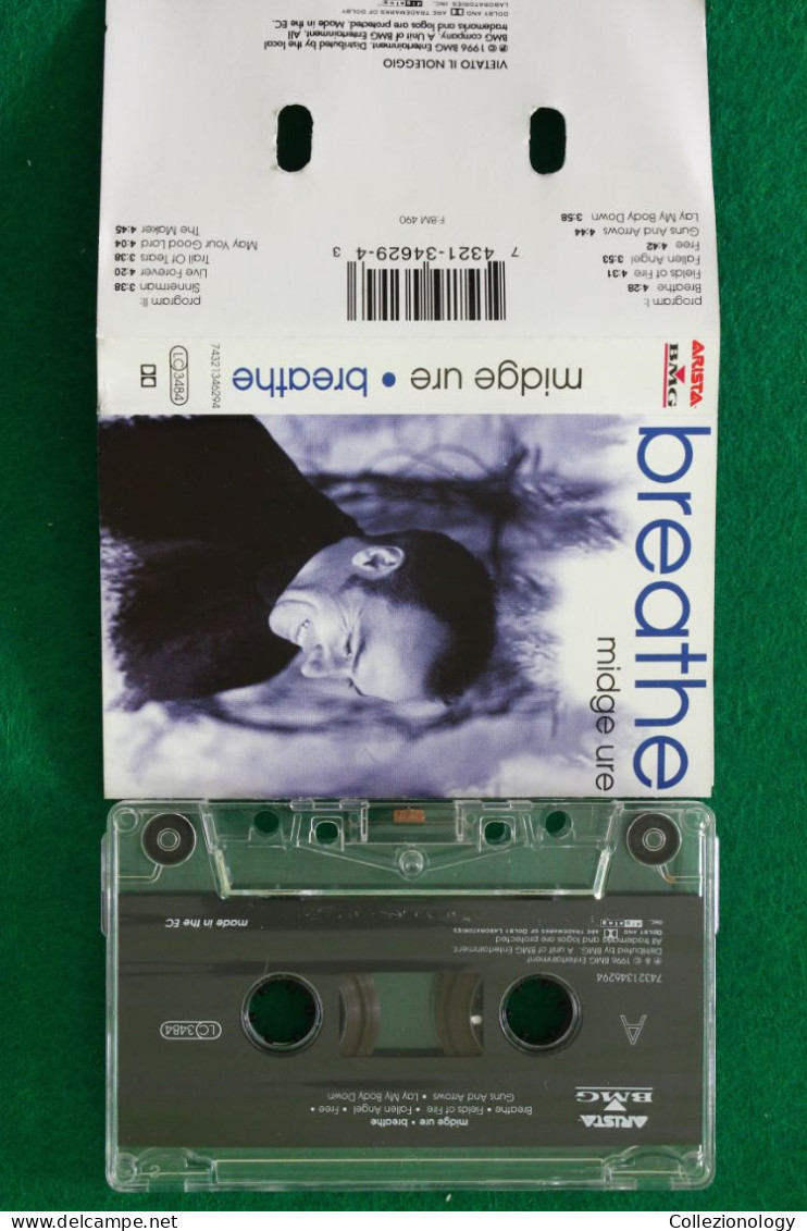 MC TAPE AUDIO CASSETTA 1996 MIDGE URE BREATHE ARISTA BMG 74321346294  0022 - Audiokassetten