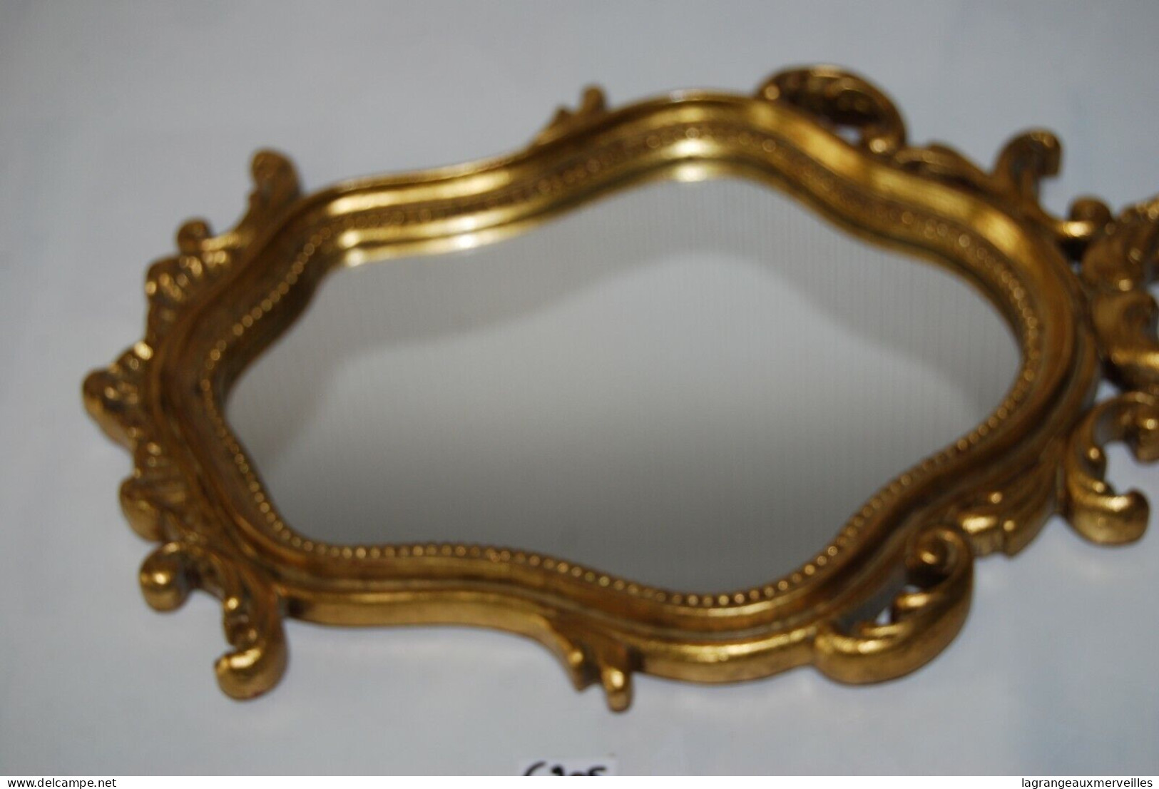 C205 Ancien Miroir Doré - France - Louis XVI - Art Nouveau / Art Déco